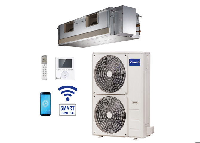 داکت اسپلیت کانالی سقفی زانتی 24000 سرد و گرم  مدل INVERTER